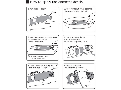 Wwii German Elefant Zimmerit Coating Decal Set - zdjęcie 14