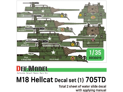 Wwii Us M18 Hellcat 705td Set - zdjęcie 1