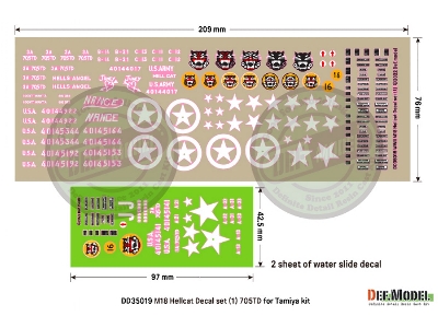 Wwii Us M18 Hellcat 705td Set - zdjęcie 2