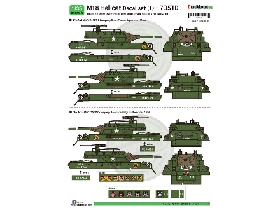 Wwii Us M18 Hellcat 705td Set - zdjęcie 5