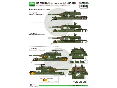 Wwii Us M18 Hellcat 805td Set - zdjęcie 5