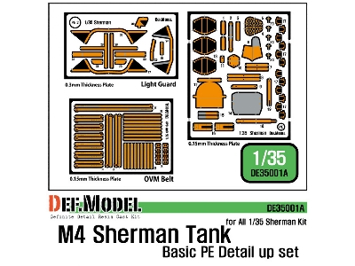 M4 Sherman Pe Detail Up Set - zdjęcie 1