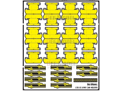 Us Jerry Can Holder 20 Set (For 1/35 Us Jerry Can) - zdjęcie 2
