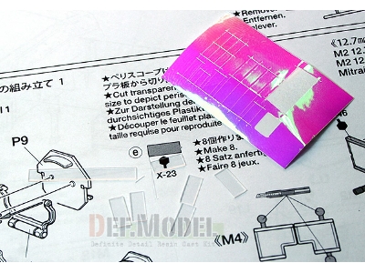 M1a2 Tusk Basic Pe Set With Mask Seal (For Tamiya 1/35) - zdjęcie 3