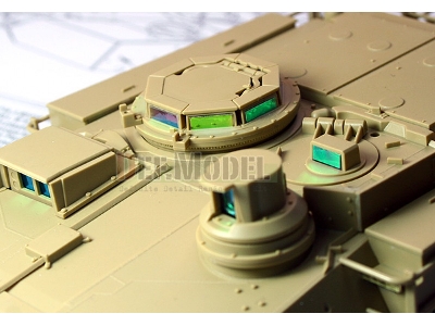 M1a2 Tusk Basic Pe Set With Mask Seal (For Tamiya 1/35) - zdjęcie 4