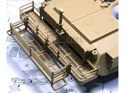 M1a2 Tusk Basic Pe Set With Mask Seal (For Tamiya 1/35) - zdjęcie 7