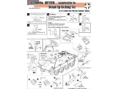 Hetzer Pe Full Detail Up Set (Early/Mid/Late) (For Academy/Tamiya 1/35) Restock - zdjęcie 2