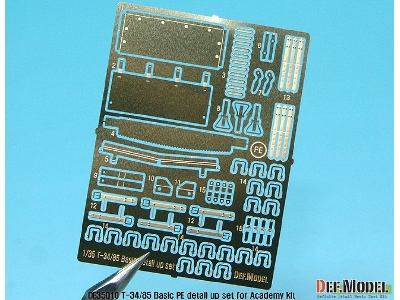 T-34/85 Pe Detail Up Set (For Academy/Tamiya/Zvezda 1/35) - zdjęcie 3