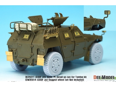 Jgsdf Light Amoured Vehicle Pe Detail Up Set (For Tamiya 1/35) - zdjęcie 7