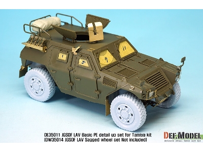 Jgsdf Light Amoured Vehicle Pe Detail Up Set (For Tamiya 1/35) - zdjęcie 8