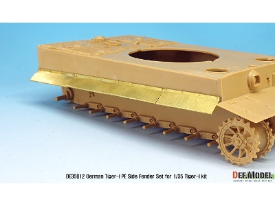 Tiger-1 Pe Side Fenders Set (For Academy/Tamiya/Zvezda 1/35) - zdjęcie 3