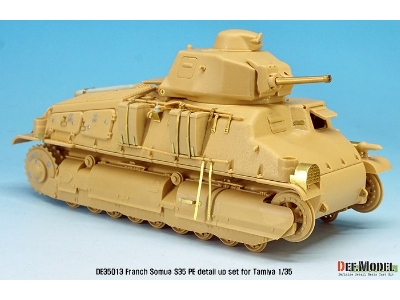 French Somua S35 Pe Basic Detail Up Set (For Tamiya 1/35) - zdjęcie 2