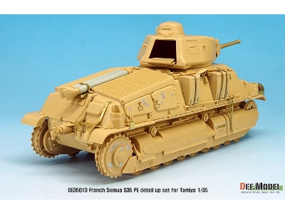 French Somua S35 Pe Basic Detail Up Set (For Tamiya 1/35) - zdjęcie 3