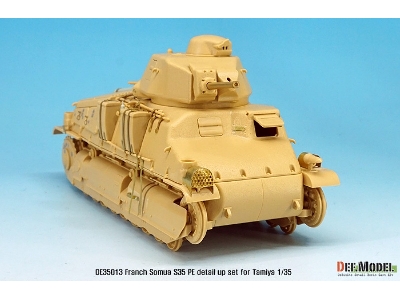 French Somua S35 Pe Basic Detail Up Set (For Tamiya 1/35) - zdjęcie 9