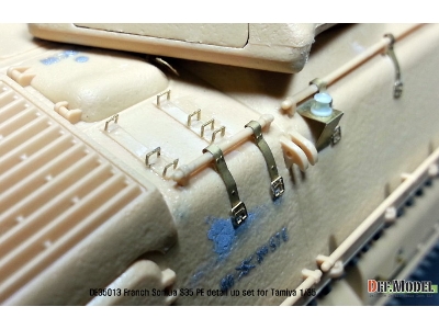 French Somua S35 Pe Basic Detail Up Set (For Tamiya 1/35) - zdjęcie 11