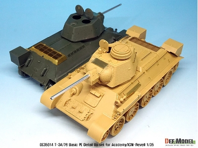 T-34/76 Pe Basic Detail Up Set (For Academy/Icm-revell 1/35) - zdjęcie 4