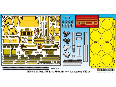 Us M1a2 Sep Pe Basic Detail Up Set (For Academy 1/35) - zdjęcie 2