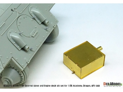 T-34 External Stove And Grill Detail Up Set (For Academy/Dragon 1/35) - zdjęcie 4