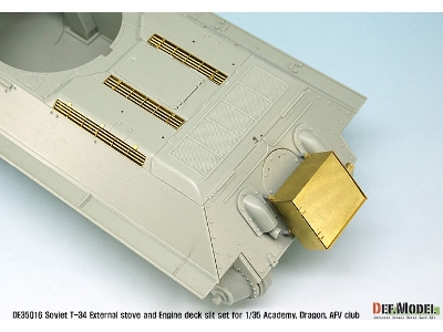 T-34 External Stove And Grill Detail Up Set (For Academy/Dragon 1/35) - zdjęcie 5