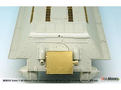 T-34 External Stove And Grill Detail Up Set (For Academy/Dragon 1/35) - zdjęcie 7