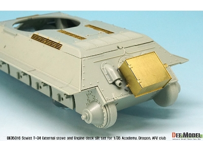 T-34 External Stove And Grill Detail Up Set (For Academy/Dragon 1/35) - zdjęcie 8