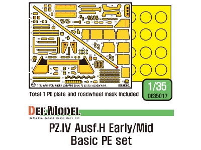 Pz.Iv Ausf.H Early/Mid Basic Pe Set (For Academy, Etc 1/35) - zdjęcie 2
