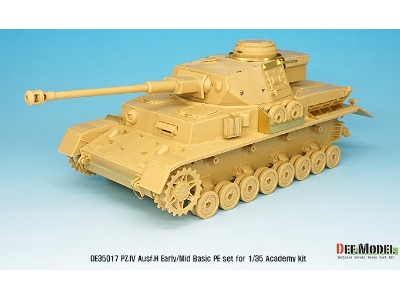 Pz.Iv Ausf.H Early/Mid Basic Pe Set (For Academy, Etc 1/35) - zdjęcie 4