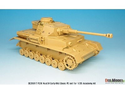 Pz.Iv Ausf.H Early/Mid Basic Pe Set (For Academy, Etc 1/35) - zdjęcie 5