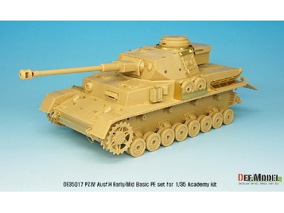 Pz.Iv Ausf.H Early/Mid Basic Pe Set (For Academy, Etc 1/35) - zdjęcie 6
