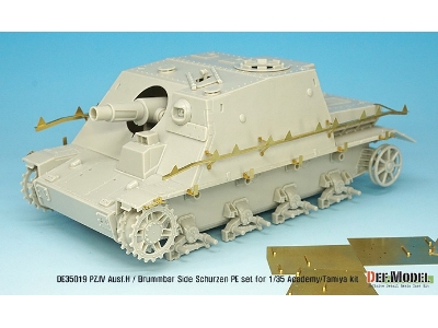 Pz.Iv Ausf.H Early/Mid Side Schurzen Pe Set (For Academy, Etc 1/35) - zdjęcie 4