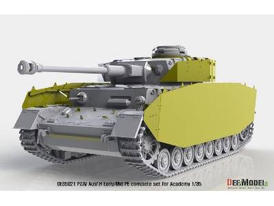 Pz.Iv Ausf.H Early/Mid Pe Complete Set (For Academy, Etc 1/35) - zdjęcie 2