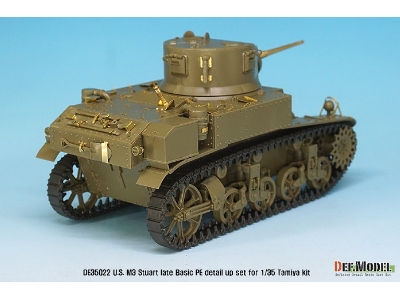 U.S. M3 Stuart Late Basic Pe Detail Up Set (For Tamiya, Academy 1/35) - zdjęcie 7