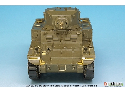U.S. M3 Stuart Late Basic Pe Detail Up Set (For Tamiya, Academy 1/35) - zdjęcie 10