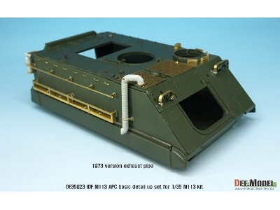 Idf M113 Side Basket Pe Detail Up Set W/ Exhaust Pipe (For 1/35 M113 Kit ) - zdjęcie 3