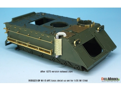 Idf M113 Side Basket Pe Detail Up Set W/ Exhaust Pipe (For 1/35 M113 Kit ) - zdjęcie 4