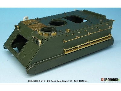Idf M113 Side Basket Pe Detail Up Set W/ Exhaust Pipe (For 1/35 M113 Kit ) - zdjęcie 5