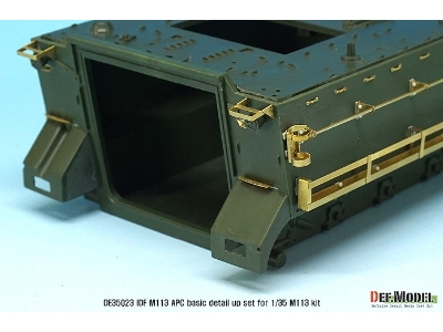Idf M113 Side Basket Pe Detail Up Set W/ Exhaust Pipe (For 1/35 M113 Kit ) - zdjęcie 6