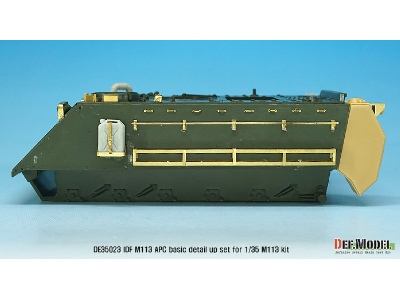 Idf M113 Side Basket Pe Detail Up Set W/ Exhaust Pipe (For 1/35 M113 Kit ) - zdjęcie 8