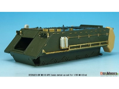 Idf M113 Side Basket Pe Detail Up Set W/ Exhaust Pipe (For 1/35 M113 Kit ) - zdjęcie 9