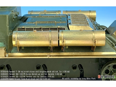 Su-100 Td Basic Pe Detail Up Set (For Zvezda New 1/35 Kit) - zdjęcie 7