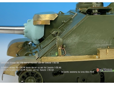 Su-100 Td Basic Pe Detail Up Set (For Zvezda New 1/35 Kit) - zdjęcie 8