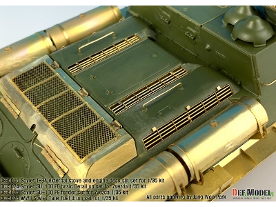 Su-100 Td Basic Pe Detail Up Set (For Zvezda New 1/35 Kit) - zdjęcie 11