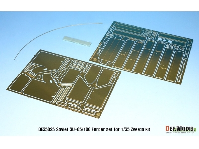 Su-85/100 Pe Fender Set (For Zvezda New 1/35 Kit) - zdjęcie 2