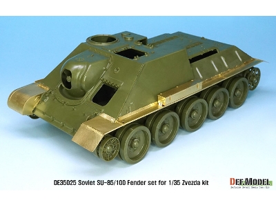 Su-85/100 Pe Fender Set (For Zvezda New 1/35 Kit) - zdjęcie 4