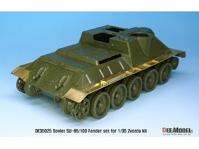 Su-85/100 Pe Fender Set (For Zvezda New 1/35 Kit) - zdjęcie 6