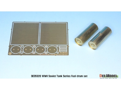 Wwii Soviet Tank Series Fuel Drum Set (4ea) (For 1/35 Kit) - zdjęcie 3