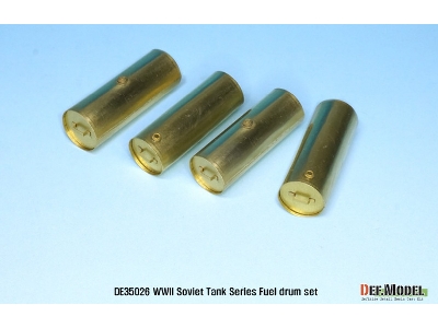 Wwii Soviet Tank Series Fuel Drum Set (4ea) (For 1/35 Kit) - zdjęcie 4