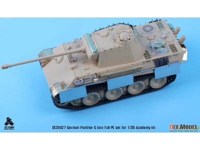 Wwii Panther G Fulll Pe Detail Up Set (For 1/35 Panther G Kit) - zdjęcie 3