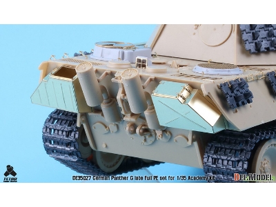 Wwii Panther G Fulll Pe Detail Up Set (For 1/35 Panther G Kit) - zdjęcie 4
