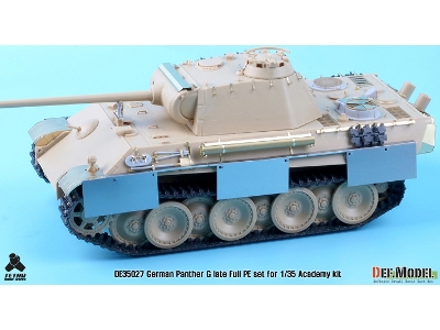 Wwii Panther G Fulll Pe Detail Up Set (For 1/35 Panther G Kit) - zdjęcie 10